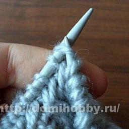 Узор спицами