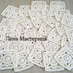 Квадратный мотив Кружевной 