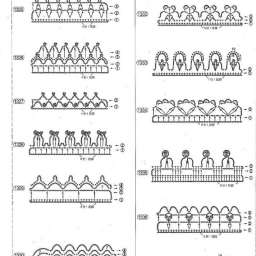 Нежные обвязочки крючком