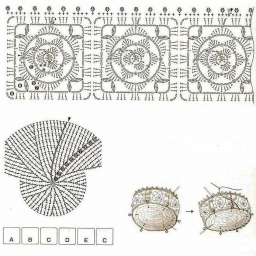 Вазочка крючком.