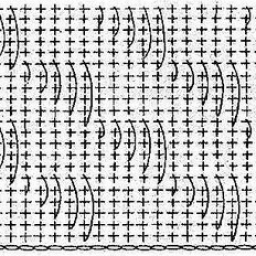 Плед интересным узором