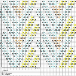 Узор спицами для туники