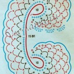 Ирландское кружево. Мотивы со схемами..