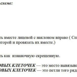 Шахматный узор спицами Клоке