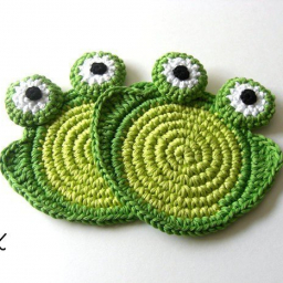Идеи подставок под стаканы. Вязание крючком