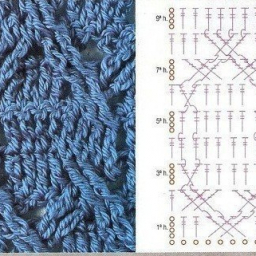 Для холодной зимы пригодятся плотные узоры крючком