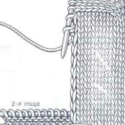 Простой способ вязания носков пятью чулочными спицами