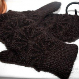 Узор спицами Алсацийские гребешки