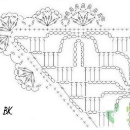 Вязание шали крючком