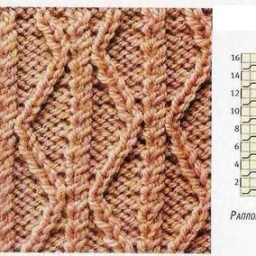 Узоры из перекрещенных петель