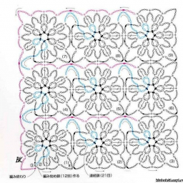 схемы для безотрывного вязания.