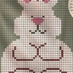 Вязанная прихватка «Кролик»