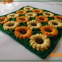 Коврик-сидушка Цветная поляна