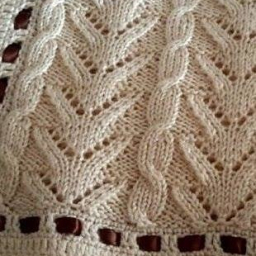 Вязание узора спицами