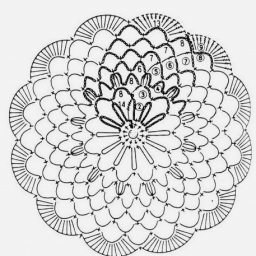 Круглые мотивы для вязания крючком