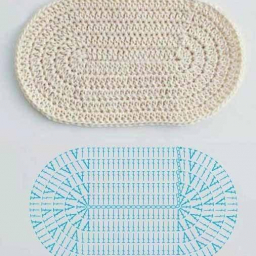 Как вязать круг и овал