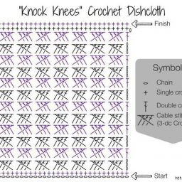 Красивый узор крючком -мастер-класс .