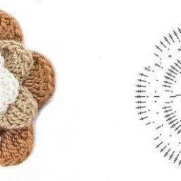 Цветы крючком. Схемы