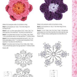 Цветы крючком