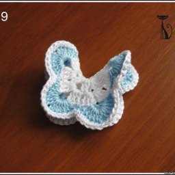 Такой бабочкой можно украсить любую вещь, или декорировать интерьер