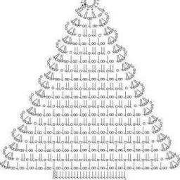 Схемы снежинок, ангелочков и ёлочек