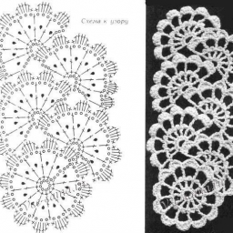 Красивые узоры для шарфика
