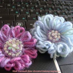 Цветок на шестеренке.