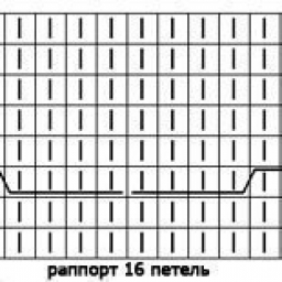 Теплый жакет для крохи. Схема рисунка