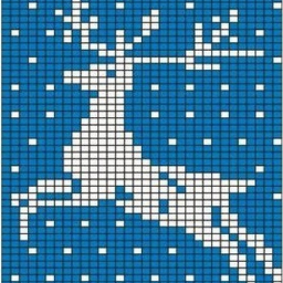 Схемы узоров. Олени