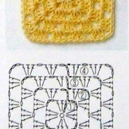 Коврик и плед на основе бабушкиного квадрата