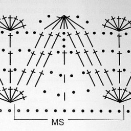 Белый ажурный палантин