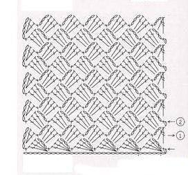 Туника крючком. Схема