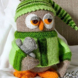 Милые вязаные совушки. Идеи