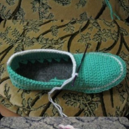 Тапочки, вязанные крючком. Мастер класс.