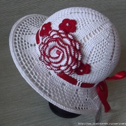 Шляпка Ольги Егуновой. Схемы вязания крючком