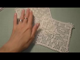 МК Ажурная салфетка #3. Увеличивается до размеров скатерти.