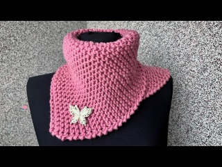 Cнуд - манишка женская - проще не бывает. мастер класс для новичков!