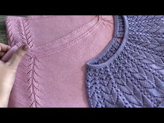 Обработка горловины в летних изделиях. Два варианта.