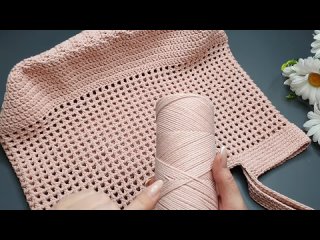 Влюбилась в филейную сетку и эту большую авоську!