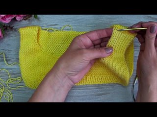 Обработка горловины без кеттлевки.