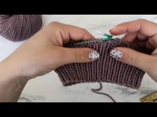 Вяжем красивый ворот спицами резинкой 1х1. Как связать ворот у свитера.