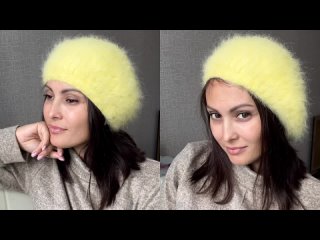 Берет спицами, самый простой способ вязания спицами