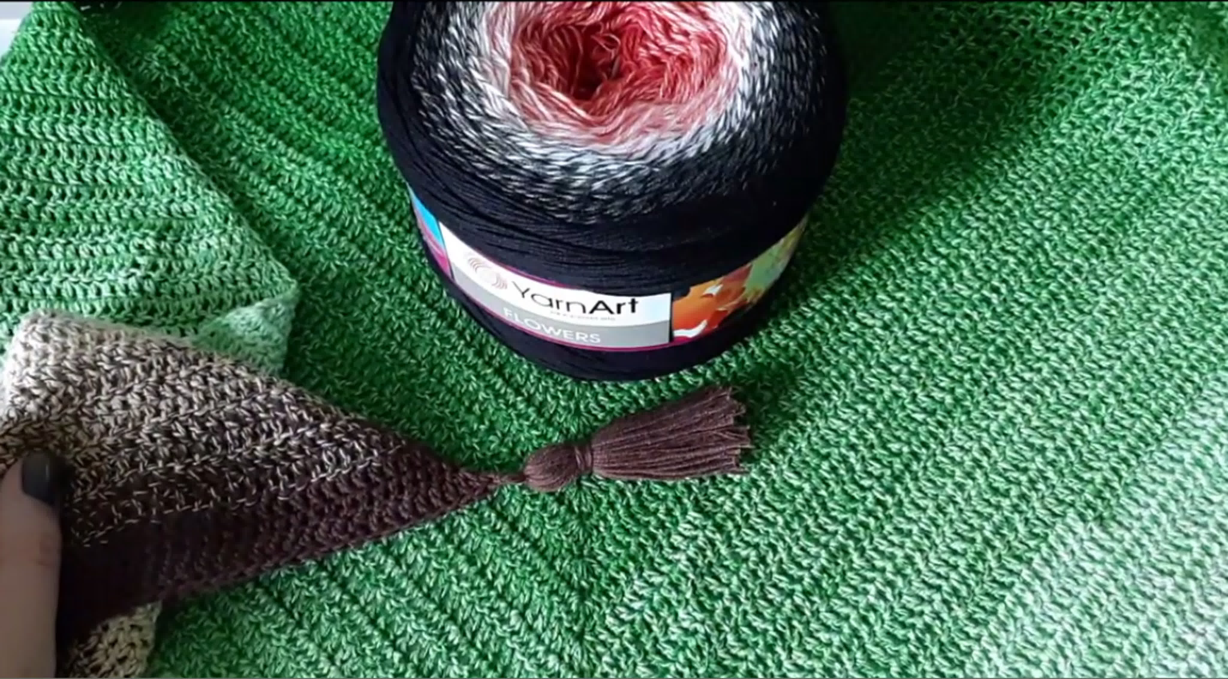 Простой бактус крючком для начинающих из YARNART FLOWERS