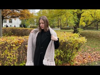 ПРОСТОЙ ШАРФ КРЮЧКОМ