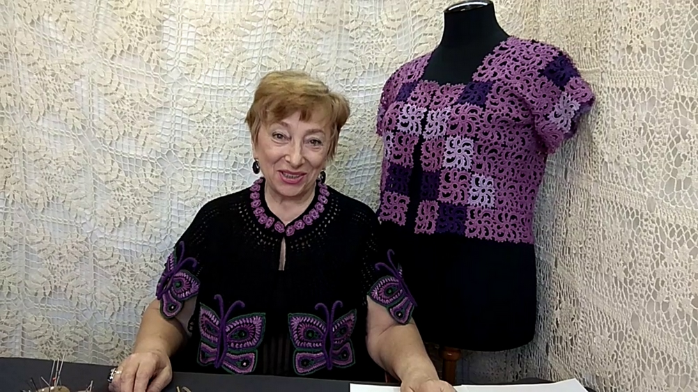 Жакет "Вечерний". Мастер-класс по вязанию крючком от О. С. Литвиной.