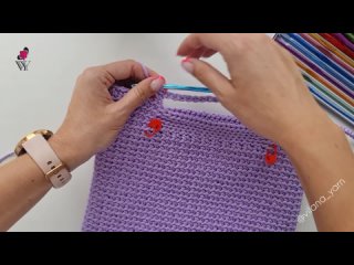 Вязаная сумка "Алиса"