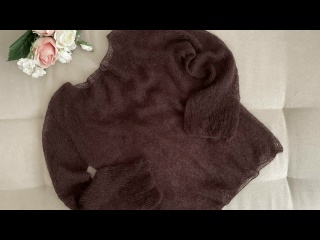 ПАУТИНКА СПИЦАМИ ИЗ МОХЕРА _ ПОДРОБНЫЙ Масстер Класс. Вязание для начинающих.