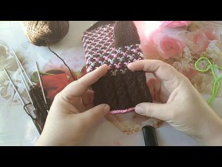 женские варежки спицами