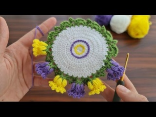 Круглый мотив крючком?