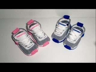 Мк пинетки кроссовки крючком